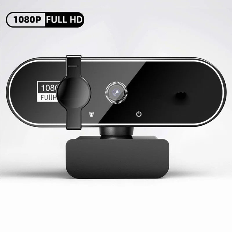 1080P Full HD Webcam with Built-In Microphone - USB Autofocus Camera for PC Laptop Ideal for Video Recording Conferencing