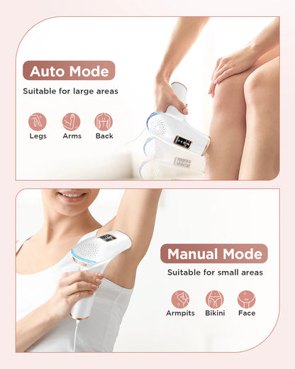 3-In-1 Laser Epilator Painless IPL Hair Removal for Women Bikini Legs Arms Laser Hair Remover 999900 Flash Permanent Depilato