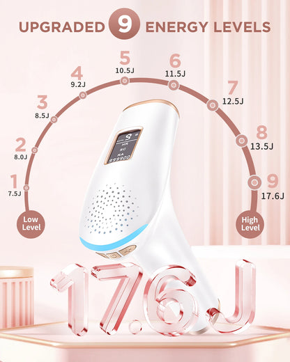 3-In-1 Laser Epilator Painless IPL Hair Removal for Women Bikini Legs Arms Laser Hair Remover 999900 Flash Permanent Depilato