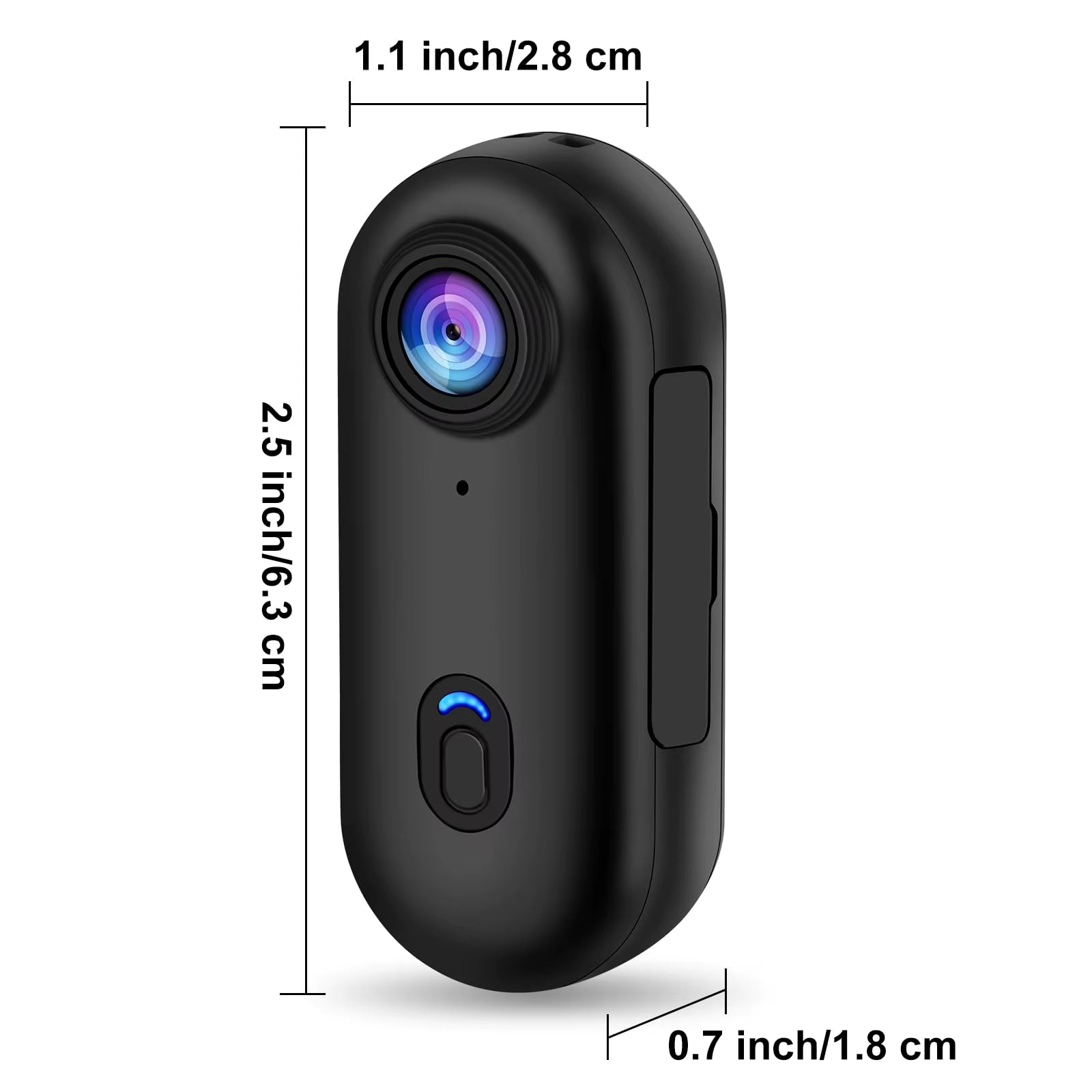 Travel Ready 4K Camera Mini HD 1080P Action Cam Wireless Wifi Bodycam Sport Recorder Pocket Lens Outdoor Adventure Photography
