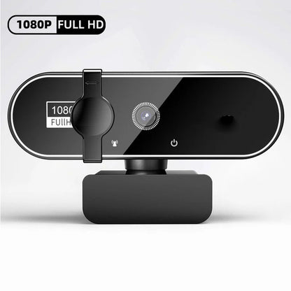 1080P Full HD Webcam with Built-In Microphone - USB Autofocus Camera for PC Laptop Ideal for Video Recording Conferencing