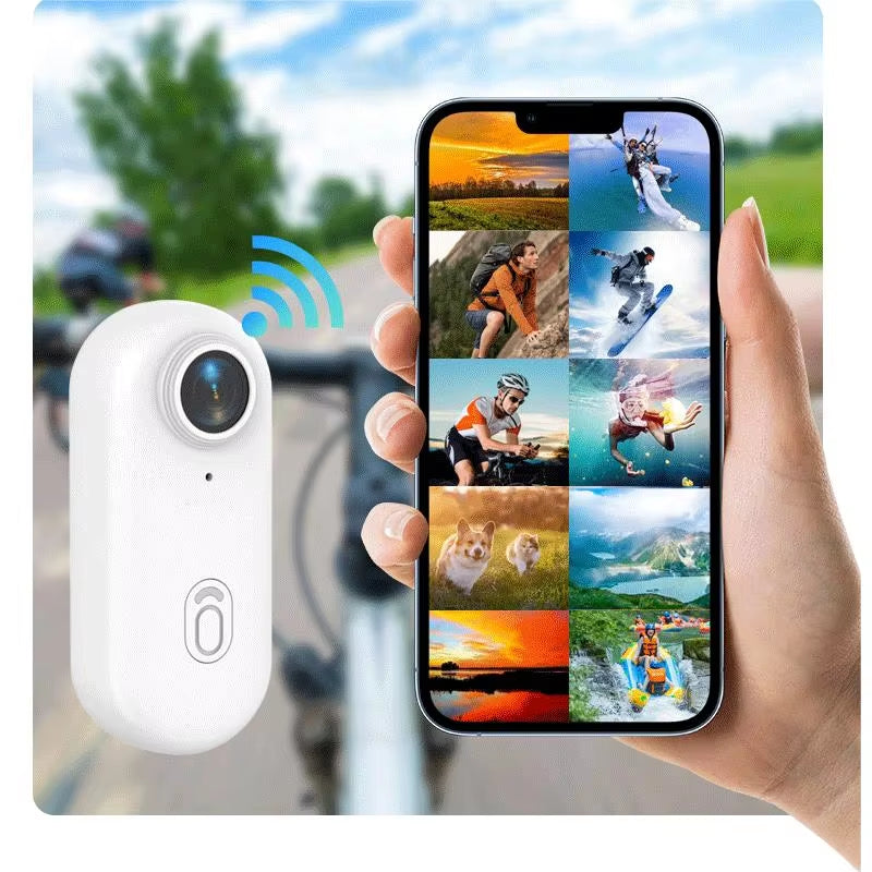 Travel Ready 4K Camera Mini HD 1080P Action Cam Wireless Wifi Bodycam Sport Recorder Pocket Lens Outdoor Adventure Photography